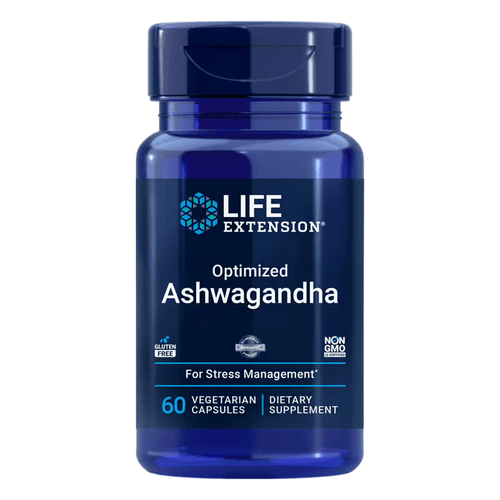 Ashwagandha Extrato Otimizado 60 Cápsulas Life Extension