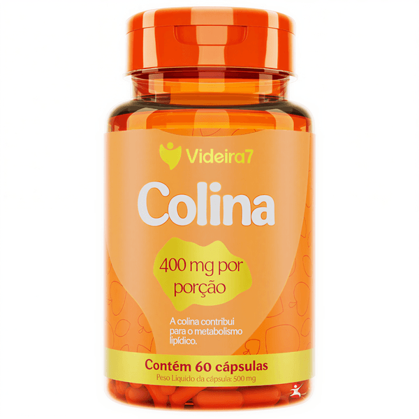 COLINA 400MG NA PORÇÃO 60 CAPSULAS - VIDEIRA 7