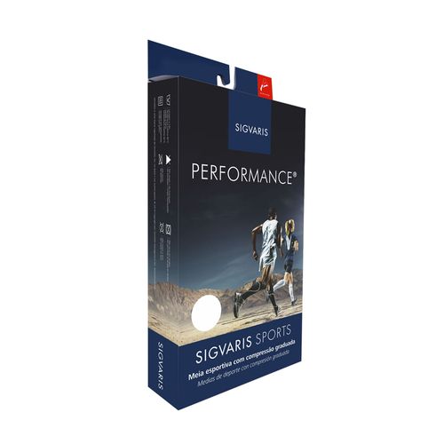 Meia Sigvaris Esportiva Perfomance 20-30 MMHG G2 PRETA Cor: Preta                    Tam: G2 G2 PRETA