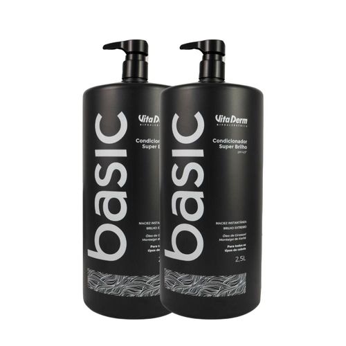 Kit Vita Derm Basic Super Brilho 2 Condicionador 2,5L