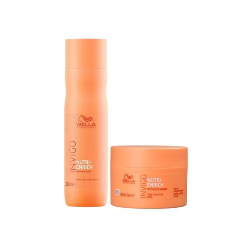 Kit Wella Nutri-Enrich Shampoo 250 ml + Máscara 150 ml