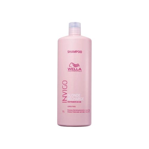 Shampoo Wella Invigo Blonde Recharge Desamarelador 1 Litro