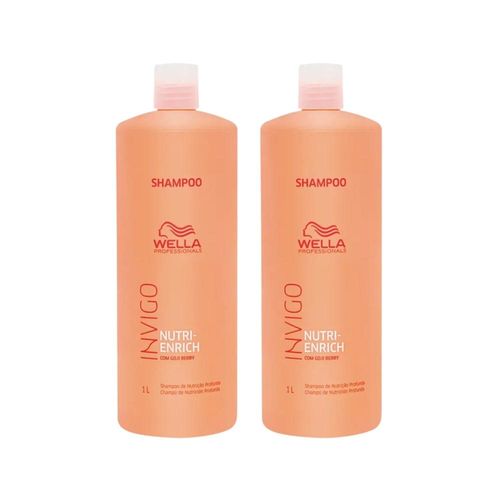 Kit Wella Invigo Nutri-Enrich 2 Shampoo 1 Litro