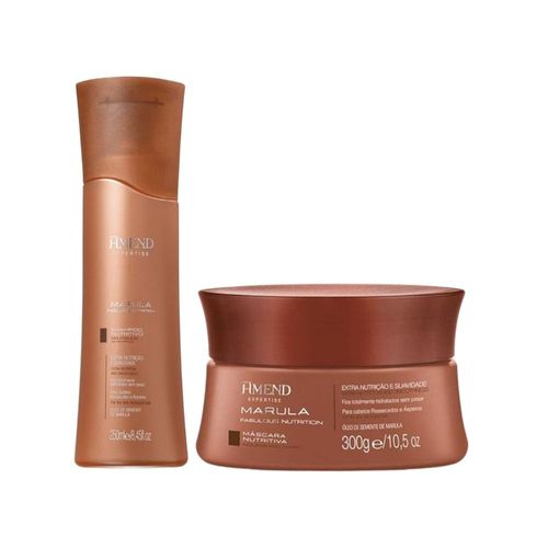 Kit Amend Marula Nutrition Shampoo Mascara Nutrição