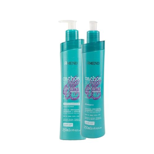 Kit Shampoo Condicionador Amend Cachos Nutridos