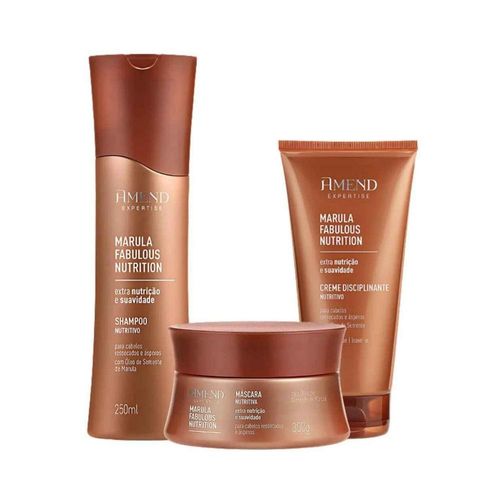 Kit Amend Shampoo Mascara e Leave-in Marula Nutrition