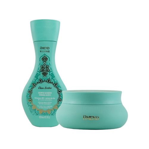 Kit Shampoo Mascara Amend Oleos Arabes Hidratação