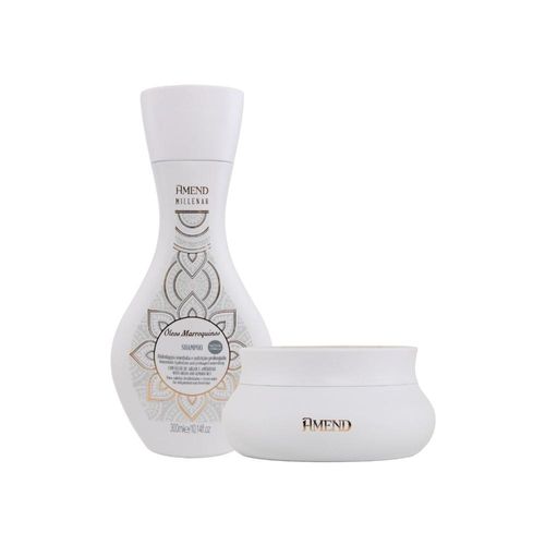 Kit Shampoo Mascara Amend Oleo Marroquino Hidratação