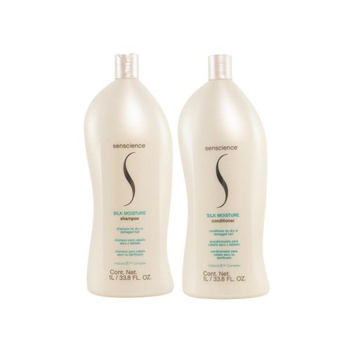 Kit Senscience Silk Moisture Shampoo + Condicionador 1 Litro Kit Senscience Silk Moisture Shampoo + Condicionador 1 Litro