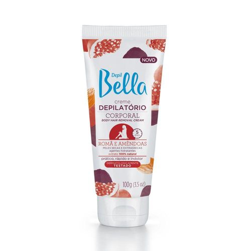 Depil Bella Creme Depilatório Corporal Romã e Amêndoas 100 g