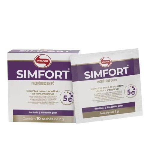Simfort 2g 10 Sachês Sem Sabor 10 Sachês