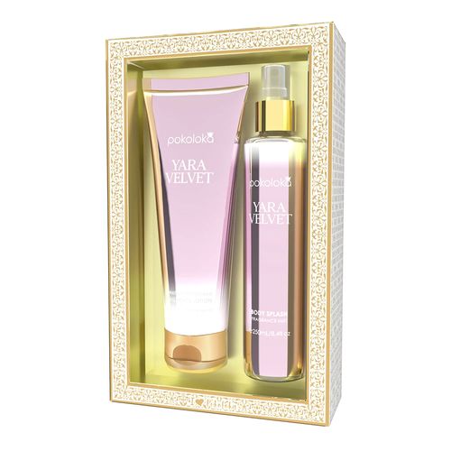 Kit Pokoloka Yara Velvet Feminino - Lc + Bs Kit