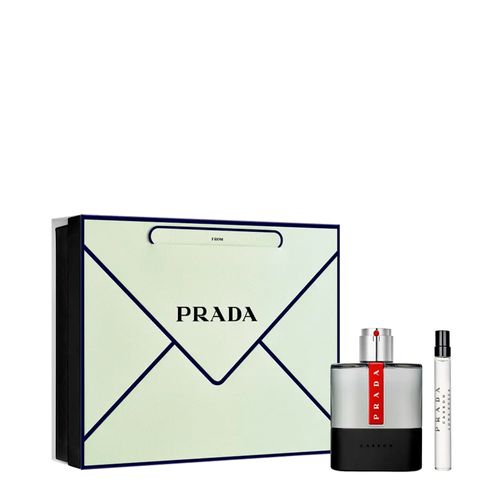 Kit Prada Luna Rossa Carbon Masculino - Edt 100ml + 10ml NULO Kit Prada Luna Rossa Carbon Masculino - Edt 100ml + 10ml NULO