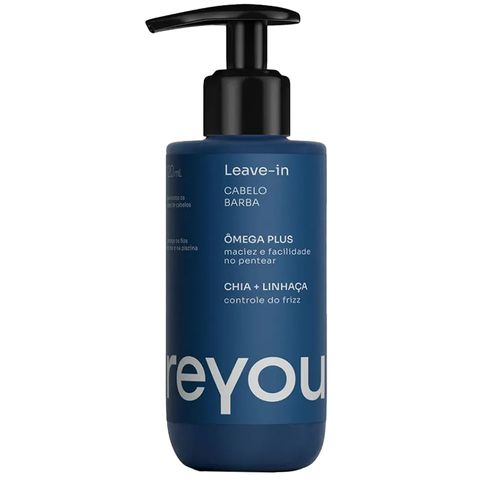 Reyou Ômega Plus Chia + Linhaça Cabelo Barba - Leave In 120ml 120ml Reyou Ômega Plus Chia + Linhaça Cabelo Barba - Leave In 120ml 120ml