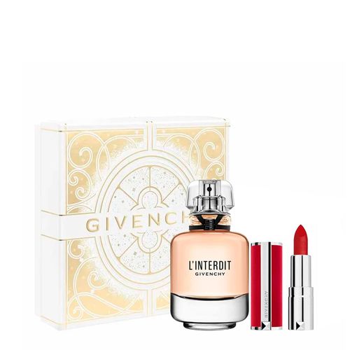 Kit Givenchy L'Interdit Feminino - Eau de Parfum 80ml + Batom 3,4g 80ml Kit Givenchy L'Interdit Feminino - Eau de Parfum 80ml + Batom 3,4g 80ml