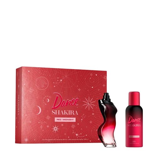Kit Shakira Dance Red Midnight Feminino - Edt 80ml + Des 150ml NULO