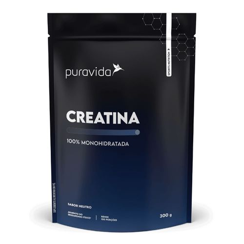 Creatina 100% Monohidratada Neutro Puravida 300g