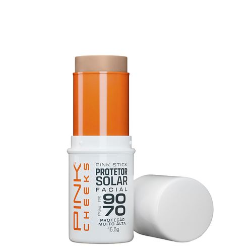 Protetor Solar Facial com Cor Pink Cheeks Pink Stick FPS 90 FPUVA 70 21Km 15,5g 15,5g