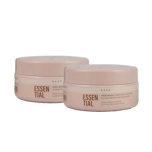 Kit Braé Essential 2 Máscara Capilar Reparação Intensa 200 g