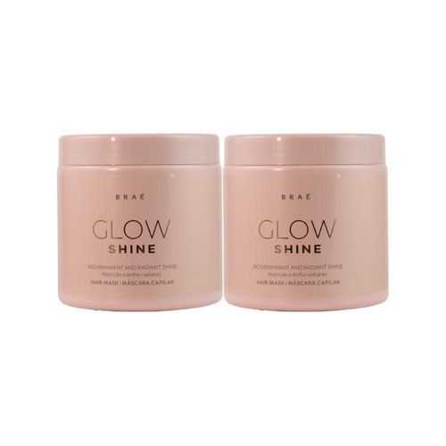 Kit Braé Glow Shine Nutrição e Brilho 2 Máscara 500 g