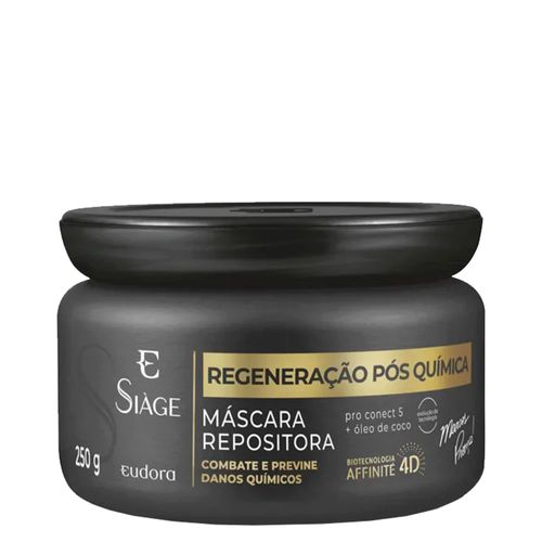 Máscara Repositora Eudora Siàge Regeneração Pós Química 4D 250g 250 g