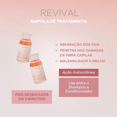 Ampola Braé Revival Power Dose de Tratamento Capilar 13 ml