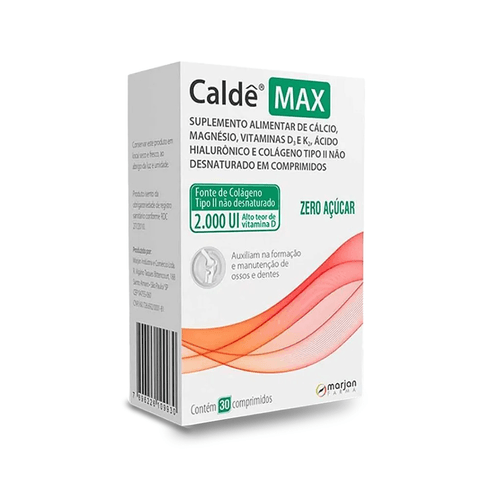 Calde Max 2.000 UI com 30 Comprimidos Calde Max 2.000 UI com 30 Comprimidos