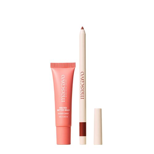 Kit Mascavo Wonder Lips Lapiseira Labial Cocoa 0,3g + Lip Balm Sugar Candy 10g Kit