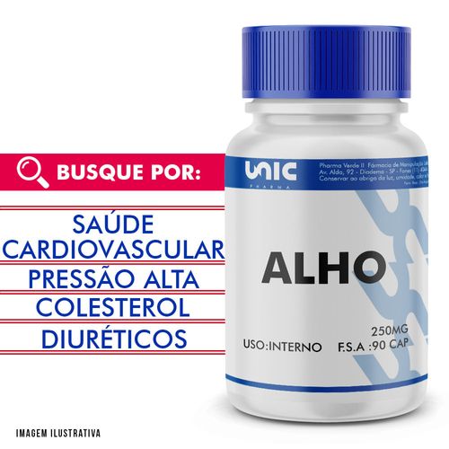 Alho 250mg - 90 Cápsulas 90 Cápsulas