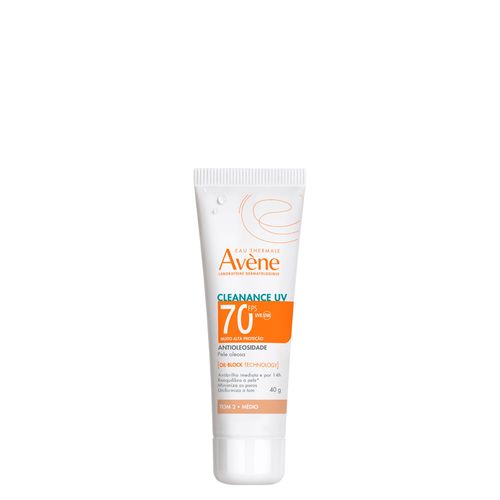 Protetor Solar Facial Avène Cleanance Uv Fps 70 Tom 2 Médio 40g Médio