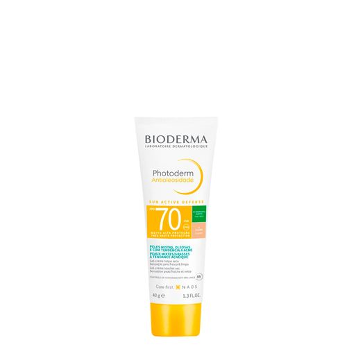 Protetor Solar Facial Bioderma Photoderm Antioleosidade Fps 70 2 Claro 40g Claro