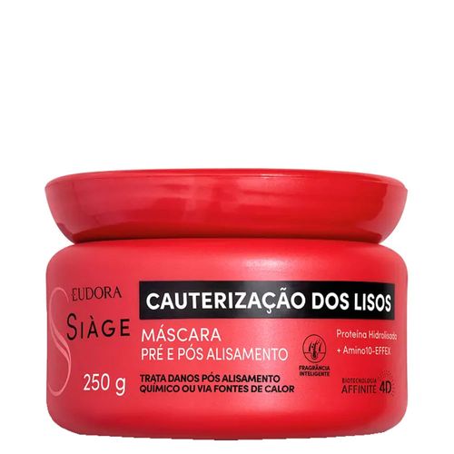 Máscara de Hidratação Eudora Siàge Cauterização Dos Lisos 250g 250 g