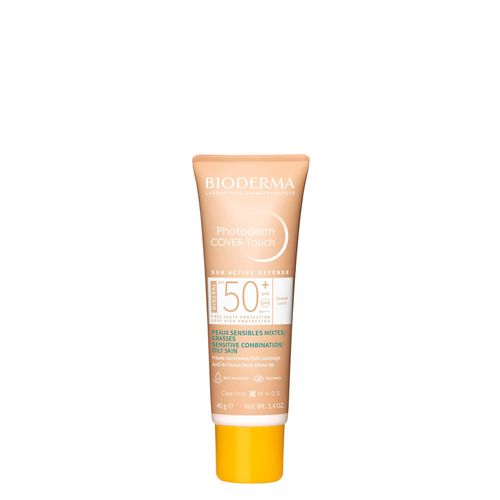 Protetor Solar Facial Bioderma Photoderm Cover Touch Fps 50+ Claro 40g Claro