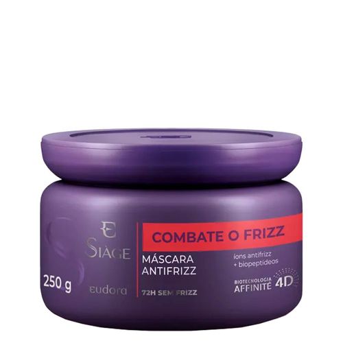 Máscara Antifrizz Eudora Siàge Combate o Frizz 250g 250 g