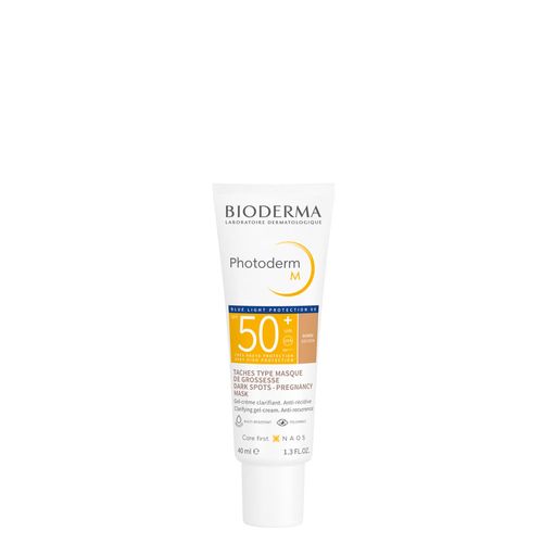 Protetor Solar Facial Matte Fps 50+ Bioderma Photoderm M Dourée 40ml Dourée
