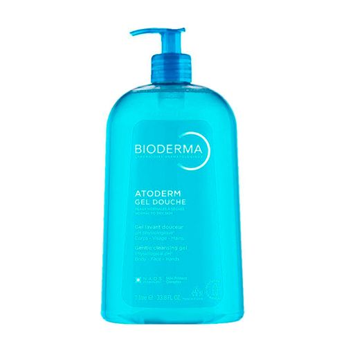 Gel de Banho Higiene Diária Antirressecamento Bioderma Atoderm 1 Litro 1000ml