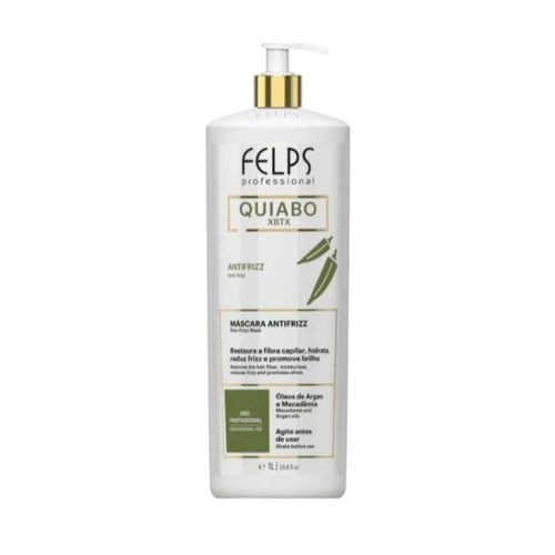 Máscara Felps XBTX Quiabo Antifrizz 1 Litro