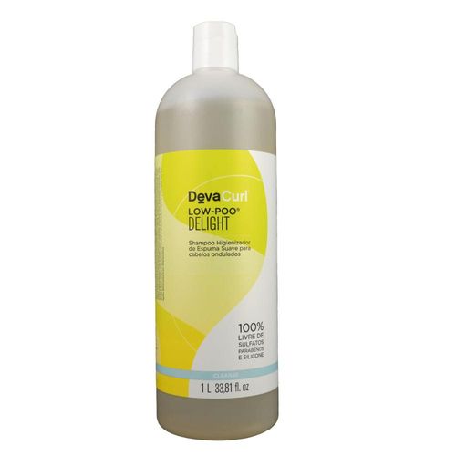 Shampoo DevaCurl Low-Poo Delight de Espuma Suave 1 Litro