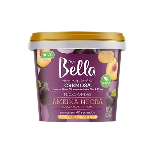 Cera Depilatória Depil Bella Micro-Ondas Ameixa Negra 100 g