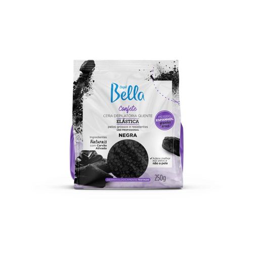 Cera Depilatória Depil Bella Quente Confete Negra 250 g
