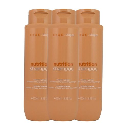 Kit Braé Stages Nutrition 3 Shampoo 250 ml
