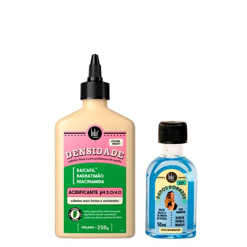 Kit Lola From Rio - Acidificante Densidade 250g + Óleo Danos Vorazes 50ml Kit Kit Lola From Rio - Acidificante Densidade 250g + Óleo Danos Vorazes 50ml Kit