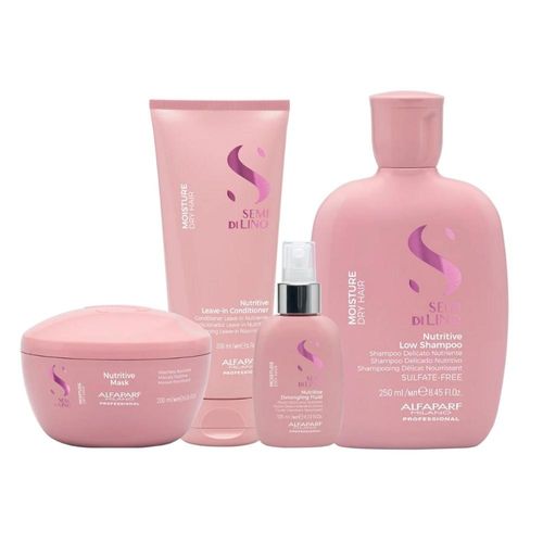 Kit Alfaparf Semi di Lino Moisture Nutritive Completo Pequeno Kit Alfaparf Semi di Lino Moisture Completo Pequeno