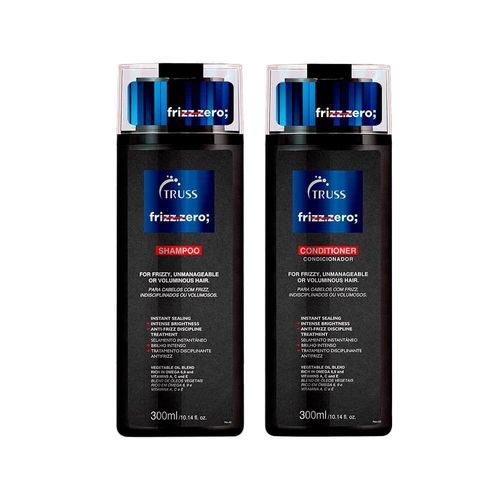 Kit Truss Frizz Zero Shampoo 300 ml + Condicionador 300 ml