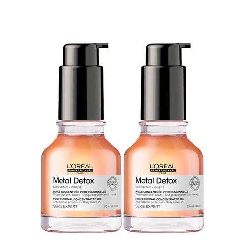 Kit L'Oréal Professionnel Serie Expert Metal Detox - 2 Óleos Capilares 50ml Kit Kit L'Oréal Professionnel Serie Expert Metal Detox - 2 Óleos Capilares 50ml Kit