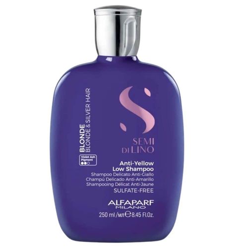 Shampoo Alfaparf Semi Di Lino Blonde Intense Anti-Yellow 250 ml Shampoo Alfaparf Semi DiLino Blonde Intense AntiYellow 250ml