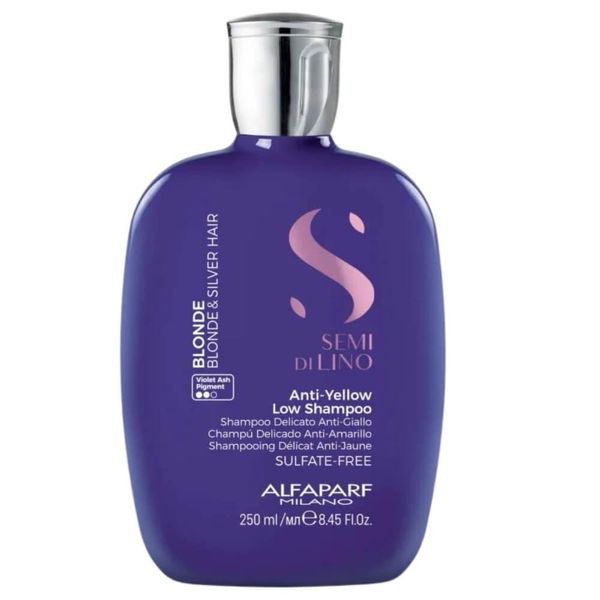 Shampoo Alfaparf Semi Di Lino Blonde Intense Anti-Yellow 250 ml Shampoo Alfaparf Semi DiLino Blonde Intense AntiYellow 250ml