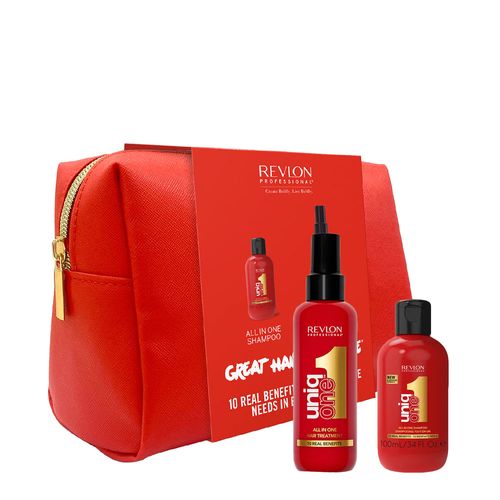 Kit Revlon Professional UniqOne Classic - Leave-in 150ml + Shampoo 100ml + Nécessaire Kit