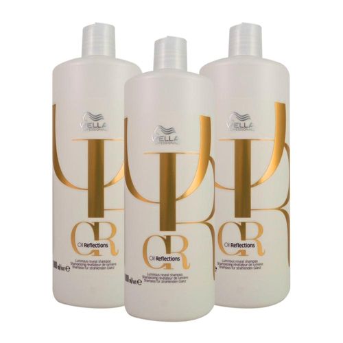Kit Wella Oil Reflections 3 Shampoo 1 Litro
