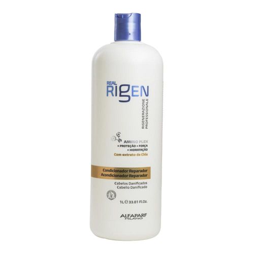 Condicionador Alfaparf Real Rigen Amino Plex Reparador 1 Litro Condicionador Alfaparf Real Rigen Amino Plex Reparador 1 L